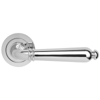 Bologna - Chrom glänzend - Türdrücker / Rosettengarnitur - Griffwelt Bologna - Chrom glänzend - Türdrücker / Rosettengarnitur - Griffwelt