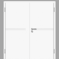 Mala 15 Doppeltüren / Doppelflügeltür Polarweiss CPL RAL 9003 mit Zarge Mala 15 Doppeltüren / Doppelflügeltür Polarweiss CPL RAL 9003 mit Zarge