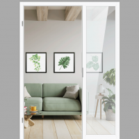 Windfangelement mit Seitenteil für Zimmertüren DIN links - Blockrahmen / Typ 05 Windfangelement mit Seitenteil für Zimmertüren DIN links - Blockrahmen / Typ 05