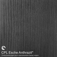 Esche Anthrazit Mustertafel Esche Anthrazit Mustertafel