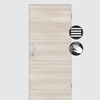 Lärche Crema Wohnungstüren / Schallschutztüren CPL Maserung Quer Lärche Crema Wohnungstüren / Schallschutztüren CPL Maserung Quer