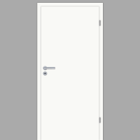 Zimmertür / Innentür Weiss RAL 9010 mit Zarge CPL Weißlack Zimmertür / Innentür Weiss RAL 9010 mit Zarge CPL Weißlack