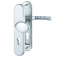 Tokyo - F1 Aluminium natur - Türdrücker / Schutzbeschlag - Hoppe Tokyo - F1 Aluminium natur - Türdrücker / Schutzbeschlag - Hoppe