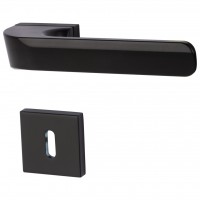 Glory Quad - R - Schwarz Matt - Türklinke / Rosettengarnitur Glory Quad - R - Schwarz Matt - Türklinke / Rosettengarnitur