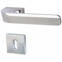 Glory Quad - R - Edelstahl - Türklinke / Rosettengarnitur Glory Quad - R - Edelstahl - Türklinke / Rosettengarnitur