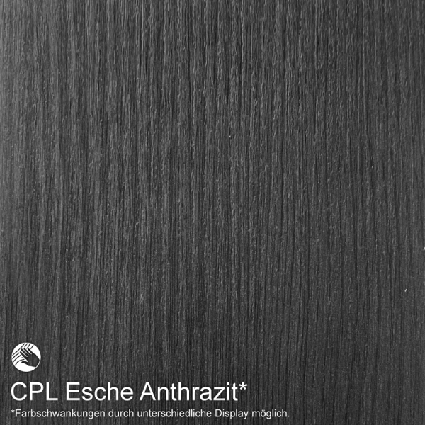 Esche Anthrazit Mustertafel