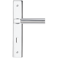 Alessandria - Chrom poliert - Türdrücker / Langschildbeschlag - Griffwelt Alessandria - Chrom poliert - Türdrücker / Langschildbeschlag - Griffwelt