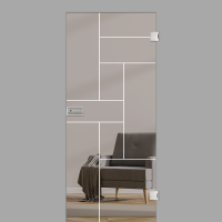 quadratus Motiv matt - Ganzglastür / Glastür - Erkelenz quadratus Motiv matt - Ganzglastür / Glastür - Erkelenz