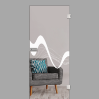 sinus 2 Motiv matt - Ganzglastür / Glastür - Erkelenz sinus 2 Motiv matt - Ganzglastür / Glastür - Erkelenz