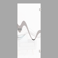 sinus 2 Motiv klar - Ganzglastür / Glastür - Erkelenz sinus 2 Motiv klar - Ganzglastür / Glastür - Erkelenz