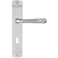 Avellino - Chrom - Türdrücker / Langschildbeschlag - Griffwelt Avellino - Chrom - Türdrücker / Langschildbeschlag - Griffwelt