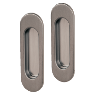 Exklusiv - Edelstahlfinish - Schiebetürmuschel / Einlassgriffe Exklusiv - Edelstahlfinish - Schiebetürmuschel / Einlassgriffe