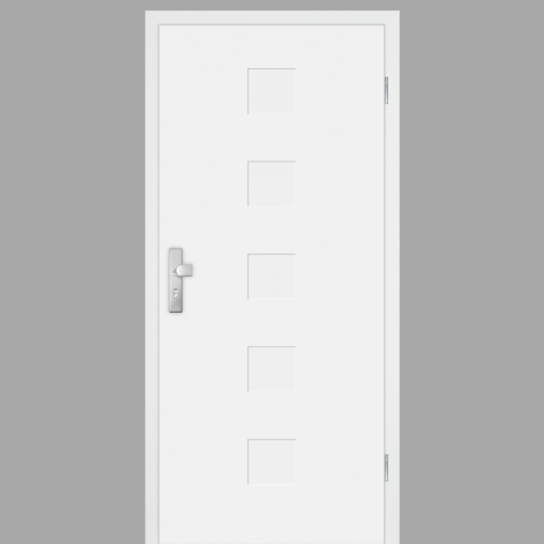 Pura 04 Wohnungstüren / Schallschutztüren mit Zarge RAL 9010