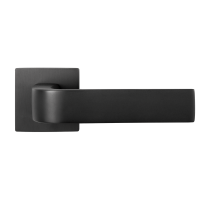 Amalfi Flat Square - Tiefschwarz - Türdrücker / Rosettengarnitur - Griffwelt Amalfi Flat Square - Tiefschwarz - Türdrücker / Rosettengarnitur - Griffwelt