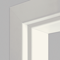 Weißlack 10 Türzarge / Zarge - CPL RAL 9010 RK 60 gerade Rundkante Weißlack 10 Türzarge / Zarge - CPL RAL 9010 RK 60 gerade Rundkante