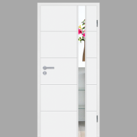 Mala 10 - Light 1-B - Holzglastür RAL 9003 Mala 10 - Light 1-B - Holzglastür RAL 9003