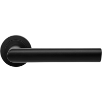 Portofino - Tiefschwarz - Türdrücker / Rosettengarnitur - Griffwelt Portofino - Tiefschwarz - Türdrücker / Rosettengarnitur - Griffwelt