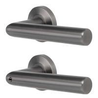 Ferrara Prio - Umbragrau - Türdrücker - Griffwelt Minimo Ferrara Prio - Umbragrau - Türdrücker - Griffwelt Minimo