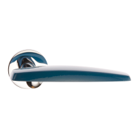 Seppia - Chrom/Petrol - Türdrücker / Rosettengarnitur - Frascio Seppia - Chrom/Petrol - Türdrücker / Rosettengarnitur - Frascio