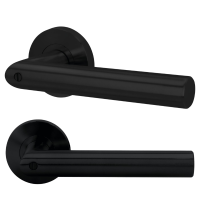 Ferrara Prio - Tiefschwarz - Türdrücker - Griffwelt Minimo Ferrara Prio - Tiefschwarz - Türdrücker - Griffwelt Minimo