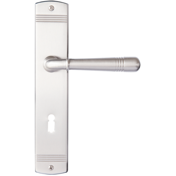 Avellino - Nickel matt - Türdrücker / Langschildbeschlag - Griffwelt