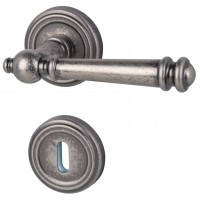 Mount Everest - R Antik Iron - Türdrücker / Rosettengarnitur - Südmetall Mount Everest - R Antik Iron - Türdrücker / Rosettengarnitur - Südmetall