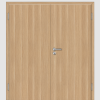 Eiche Natur Doppeltüren / Doppelflügeltür mit Zarge CPL Maserung Aufrecht Eiche Natur Doppeltüren / Doppelflügeltür mit Zarge CPL Maserung Aufrecht