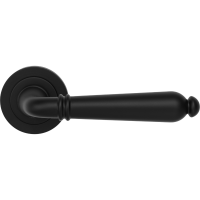 Bologna - Tiefschwarz - Türdrücker / Rosettengarnitur - Griffwelt Bologna - Tiefschwarz - Türdrücker / Rosettengarnitur - Griffwelt