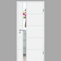 Mala 10 - Light 1-S - Holzglastür RAL 9003 Mala 10 - Light 1-S - Holzglastür RAL 9003