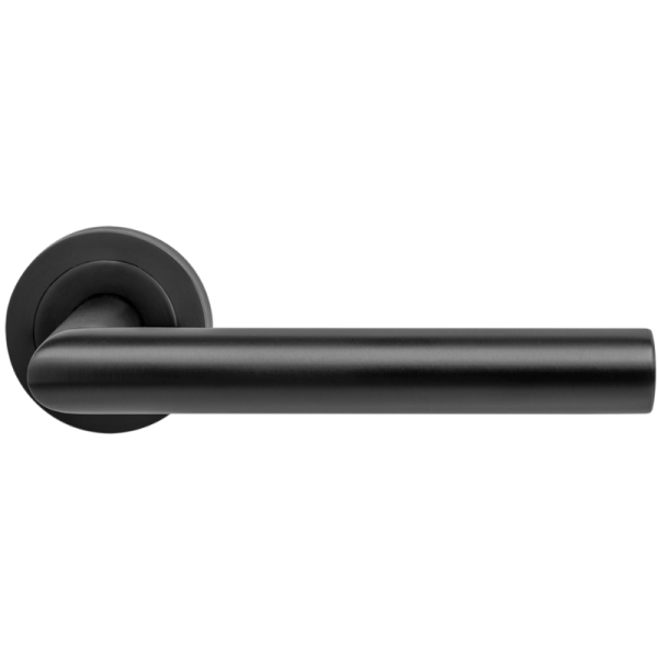 Ferrara - Tiefschwarz - Türdrücker / Rosettengarnitur - Griffwelt