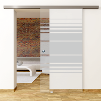Selina Motiv Matt - Glasschiebetür - Set Komplett mit Softclose & Griff - Erkelenz Glas GmbH Selina Motiv Matt - Glasschiebetür - Set Komplett mit Softclose & Griff - Erkelenz Glas GmbH