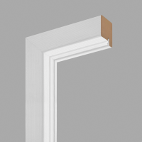 Esche Weiß Blendrahmen / Aufschraubzarge CPL Maserung Esche Weiß Blendrahmen / Aufschraubzarge CPL Maserung