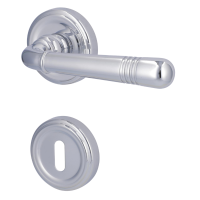 Scarlet-R - Chrom poliert - Türdrücker / Rosettengarnitur - Südmetall Scarlet-R - Chrom poliert - Türdrücker / Rosettengarnitur - Südmetall