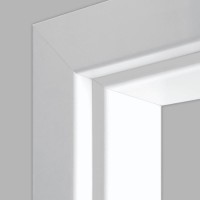 Weißlack 03 Durchgangszarge - CPL RAL 9003 RK 60 gerade Rundkante Weißlack 03 Durchgangszarge - CPL RAL 9003 RK 60 gerade Rundkante