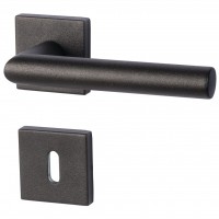 Ronny Square - R Schwarzstahl -Türdrücker / Rosettengarnitur - Südmetall GmbH Ronny Square - R Schwarzstahl -Türdrücker / Rosettengarnitur - Südmetall GmbH