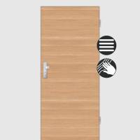 Eiche Natur Wohnungstüren / Schallschutztüren CPL Maserung Quer Eiche Natur Wohnungstüren / Schallschutztüren CPL Maserung Quer