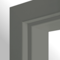 Lavagrau Türzarge / Zarge - CPL RAL 7073 RK 60 gerade Rundkante Lavagrau Türzarge / Zarge - CPL RAL 7073 RK 60 gerade Rundkante