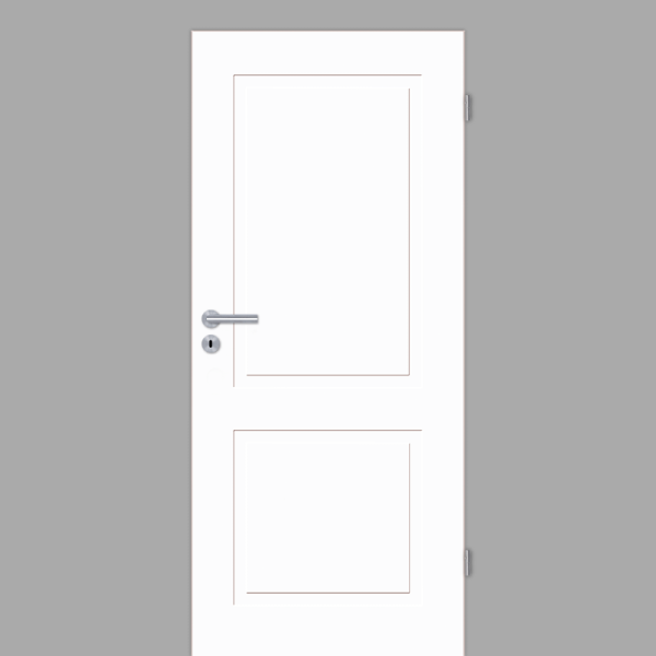 Cala 02 Landhaustür / Stiltür RAL 9003 Weißlack