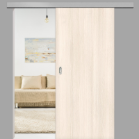 Pinie Schiebetür - fühlbare CPL Oberfläche - Maserung Aufrecht Pinie Schiebetür - fühlbare CPL Oberfläche - Maserung Aufrecht