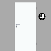 Polarweiss 16 Zimmertür / Innentür Weiss CPL RAL 9016 Polarweiss 16 Zimmertür / Innentür Weiss CPL RAL 9016