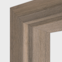 Lärche Dunkel Türzarge / Zarge - CPL Maserung RK 60 gerade Rundkante Lärche Dunkel Türzarge / Zarge - CPL Maserung RK 60 gerade Rundkante