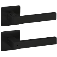 West - FastLock - Classic Black - Türdrücker / Rosettengarnitur - Hermat West - FastLock - Classic Black - Türdrücker / Rosettengarnitur - Hermat