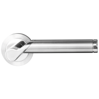 Bozen - Edelstahl poliert matt - Türdrücker / Rosettengarnitur - Griffwelt Bozen - Edelstahl poliert matt - Türdrücker / Rosettengarnitur - Griffwelt