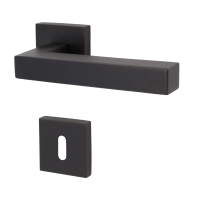 Galina Square - R - Schwarzstahl-Optik - Türdrücker / Rosettengarnitur - Südmetall Galina Square - R - Schwarzstahl-Optik - Türdrücker / Rosettengarnitur - Südmetall