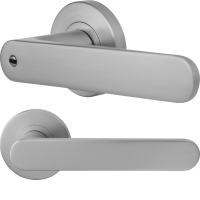 Asolo - Edelstahl finish - Türdrücker - Griffwelt Minimo Asolo - Edelstahl finish - Türdrücker - Griffwelt Minimo