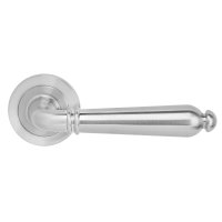 Bologna - Nickel matt - Türdrücker / Rosettengarnitur - Griffwelt Bologna - Nickel matt - Türdrücker / Rosettengarnitur - Griffwelt