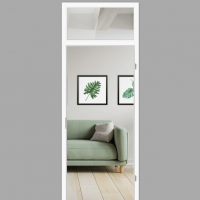 Windfang mit Oberlicht, für rechts gehangene Zimmertür / Typ 10 Windfang mit Oberlicht, für rechts gehangene Zimmertür / Typ 10