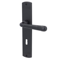 Scarlet -LS - Schwarz matt - Türdrücker / Langschildbeschlag - Südmetall Scarlet -LS - Schwarz matt - Türdrücker / Langschildbeschlag - Südmetall