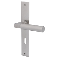 Alaska-LS - Edelstahl-sat. Plano - Türdrücker / Langschildbeschlag - Südmetall Alaska-LS - Edelstahl-sat. Plano - Türdrücker / Langschildbeschlag - Südmetall